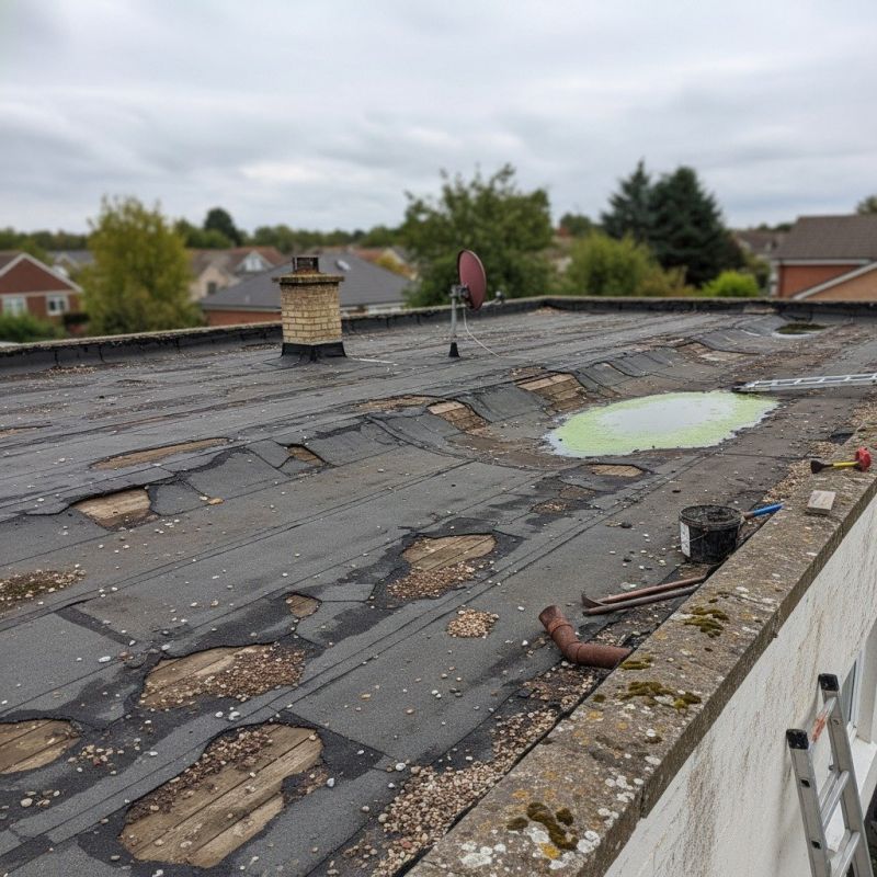 Flat Roof Leak Repair